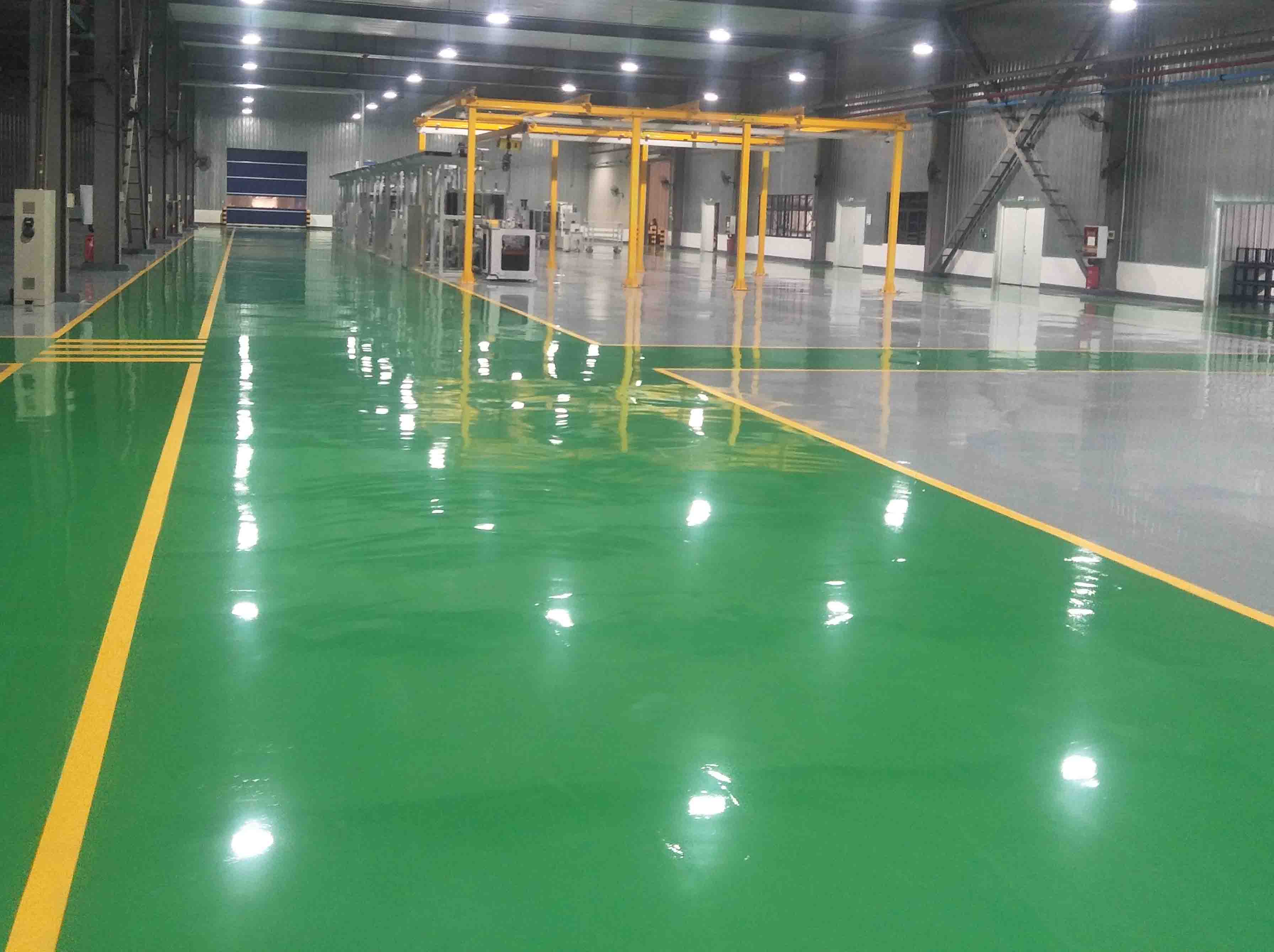 环氧地坪施工中的专业团队与技术支持